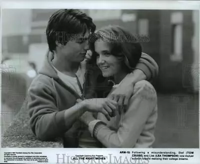 1983 Press Photo Tom Cruise And Lea Thompson In  All The Right Moves  • $19.99