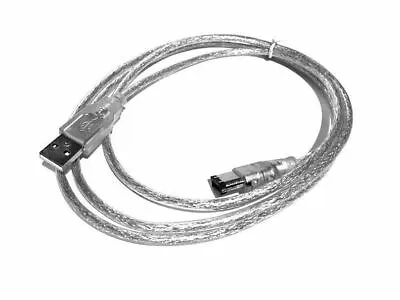 Usb Male To Ieee 1394 6 Pin Firewire Cable For Phonic Firefly 808 • £9.99