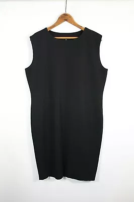 Exclusively Misook Dress Petite Size PM Black Sleeveless Sheath LBD  • $24.99
