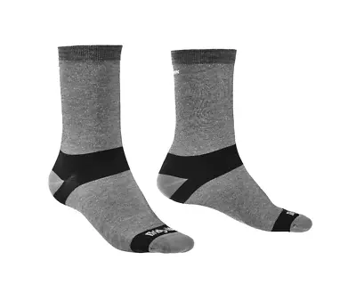 Bridgedale LINER Base Layer Coolmax Liner Boot Socks X 2 Men's 710539/806 Grey • $25.39