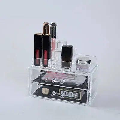 Cosmetic Organizer Container Store Transparent 1101 - 2 Pcs Set | 1101-2 • $16.50