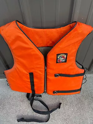 BS9 VTG Stearns Sans~Souci Ski Vest Blaze Orange Life Jacket/Vest ADULT X~Large  • $69