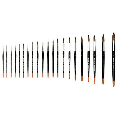 Raphael Series 8404 Red Kolinsky Sable Watercolour Brushes • £226.99