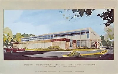 $6 • Buy Las Cruces New Mexico~First National Bank~Artist Conception~1950s Postcard