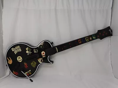 Xbox 360 Guitar Hero 95123.805 Gibson Les Paul Guitar W/ Strap & Stickers Tested • $109.99