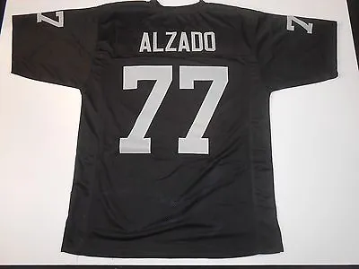 UNSIGNED CUSTOM Sewn Stitched Lyle Alzado Black Jersey - M L XL 2XL 3XL • $35.99