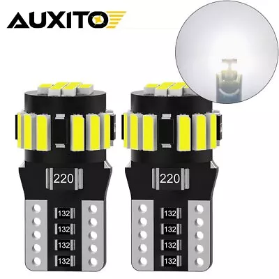 AUXITO 2XCar Bulbs T10 W5W 501 Led Error Free Canbus Xenon White Side Light Bulb • £5.99