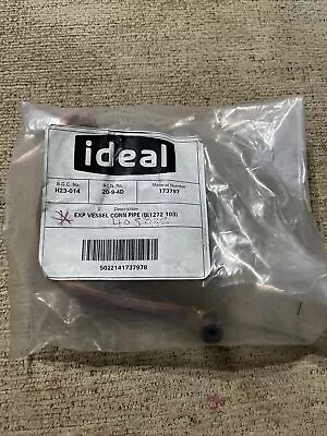 Ideal 173797 Expansion Vessel Conn Pipe(Bi1272 103) New Cab • £16.99