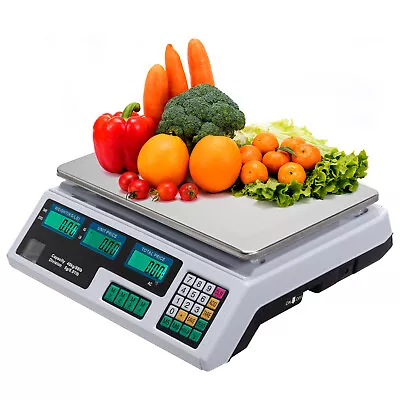 ACS-30 88LB 40KG Digital Weight Price Scale Computing Food Meat Scale Produce US • $44.15