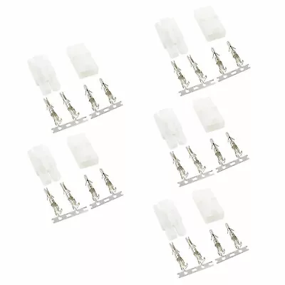 5x Pairs Male Female Large Tamiya Style Plug Connector RC Battery Or Charger -UK • £5.99