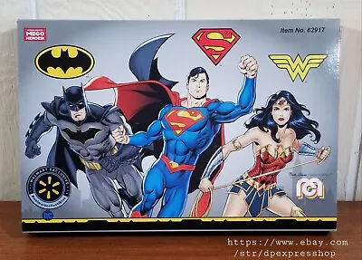 Mego Heroes BATMAN SUPERMAN WONDER WOMAN 3 Action Figure Pack 2020 NEW Sealed • $75.99