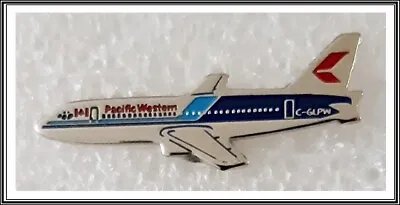 Pacific Western Airlines There Was An Airline In Western Canada Lapel Pin Badge • $9