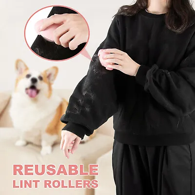 Portable Travel Mini Dog Pet Hair Remover Washable Gel Lint Roller Ball Reusable • $11.99