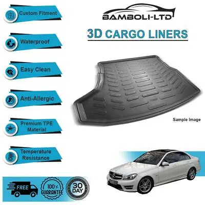 Cargo Liner Boot Liner Rear Trunk Mat For C Class W204 2007-2013 (plastic Set) • $81.13