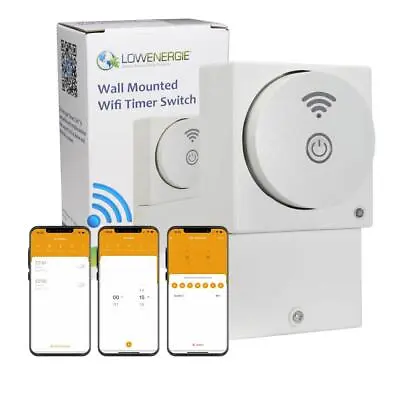 WiFi Smart Immersion Heater Timer Switch Alexa Google Or APP Remote Control 16A • £21.99