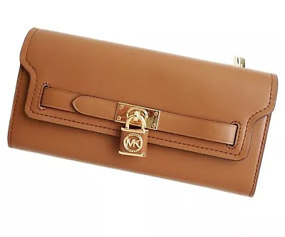 Michael Kors Purse Wallet Hamilton Legacy LG Carry All Leather Luggage • $101.03