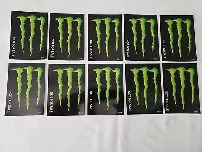 10 Monster Energy Stickers Decals 5 X3.75   • $12.99