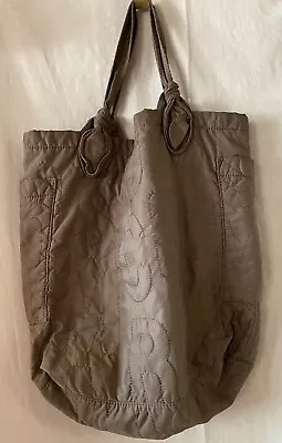  Vintage Marc Jacobs Standard Supply  Grey Nylon  Quilted Logo  Large Tote Bag • $75