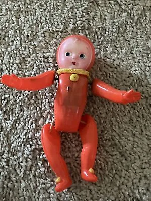 Antique Vintage Kewpie Like Celluloid Baby Doll Wind Up Made In Occupied Japan • $13
