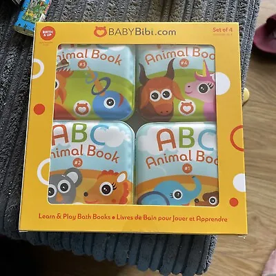 ABC Bath Books By Babybibi.com Set Of 4 From Birth Upwards  • £4.90