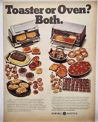 1972 GE General Electric Toast-R-Oven Vintage Color Print Ad • $10.88