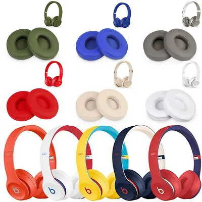 NEW HOT Soft Replacement Ear Pads For Beats By Dr. Dre Solo 2.0/3.0 Wireless • $18.69