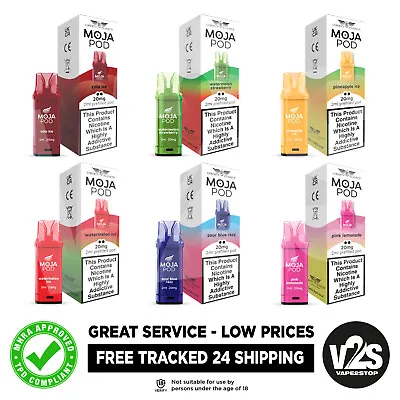 Moja Pod Vape Refills By Liberty Flights FREE ROYAL MAIL TRACKED 24 SHIPPING • £4.79