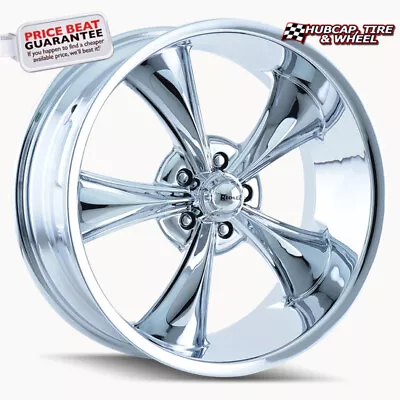 RIDLER 695 CHROME - 18X9.5 - 5X120.65 Bolt Pattern 6 Offset (1 Wheel) • $369.99