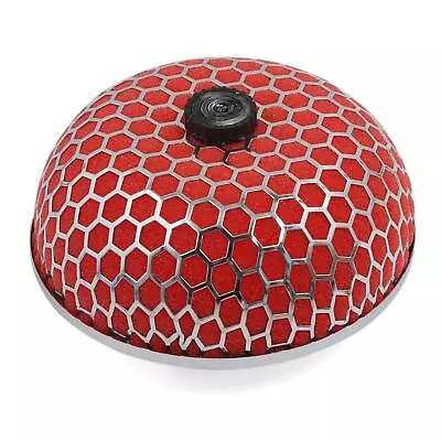 3  Inlet Dia Red Cold Air Flow Intake Microfoam Mushroom Shape Filter Aluminum • $25.99