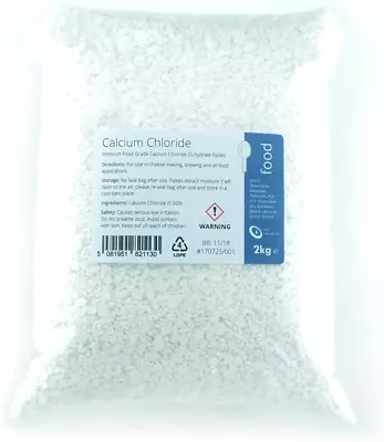 Intralabs Calcium Chloride - 2kg Dihydrate Flakes • £25.35