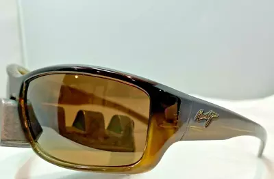 Maui Jim Barrier Reef Mj 792-16b Brown Hcl Bronze Polarized Sunglasses New 9.5 • $120