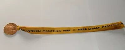 Vintage Mars London Marathon 1988 Finishers Medal With Ribbon • £12.50