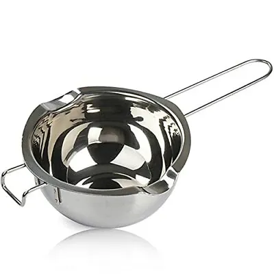 £9.99 • Buy Wax Melting Pot Small 304 Stainless Steel Double Boiler Jug Candle Making 480ml