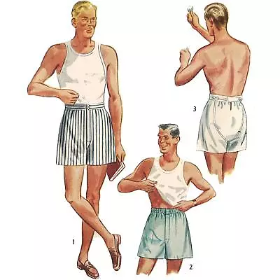 1950s Pattern Men's Boxer Shorts - Multi-sizes • $37.70