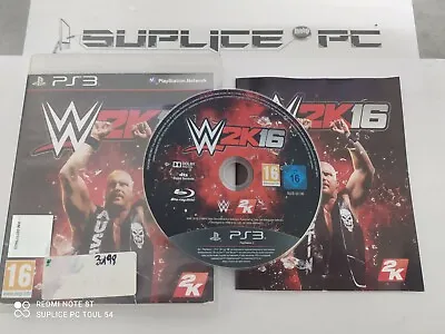 W2K16 Wwe 2K16 2016 Wrestling - (with Record) - PS3 - Game Fr - Forjob PC • $32.85