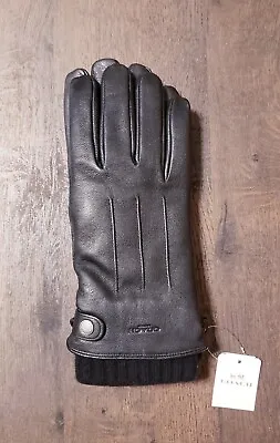 Special Discount Coach Size S Men's Goat Leather 3-in-1 Luxury Gloves • $99.01