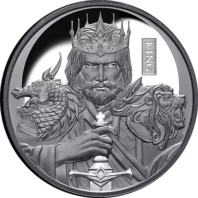 2023 Niue Chess King Black Proof 1 Oz Silver Coin • $145