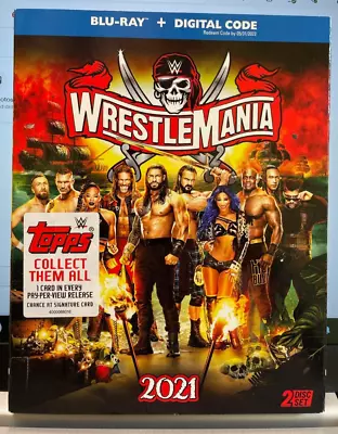 WWE: WrestleMania 37 Blu-ray BD (2021) ~ 2 Disc Set **NEW/SEALED** FREE SHIPPING • $15.95