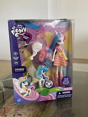 New My Little Pony Equestria Girls Celestia Doll & Pony Figure Set 2013! Mlp2 • $90