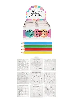 £2.25 • Buy Wedding Activity Pack Children Kids Party Bag Games Puzzles Colouring Book