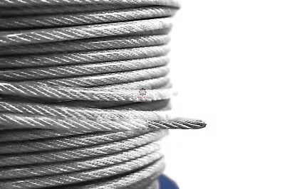 £1.88 • Buy Steel Wire Rope Metal Cable Rigging Clear PVC Coated 2mm 3mm 4mm 5mm 6mm 8mm