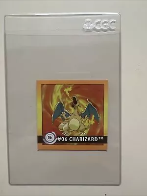 $10 • Buy 1999 Artbox Pokemon Stickers Series 1 Charizard #06 NM/MT