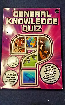 General Knowledge Quiz CD Game M&S Marks And Spencer Puzzle Family Fun • £10