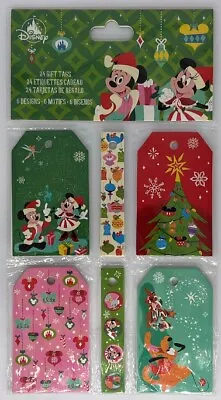 2023 Disney Parks Mickey Mouse & Friends Christmas Holiday 24 Gift Tags - NEW • $19.99