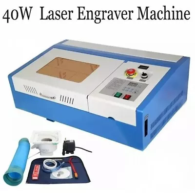 40W 220V CO2 USB High Precision Laser Engraving Cutting Machine Cutter • £495