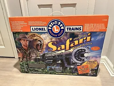 Lionel 7-21904 Safari Adventure O Gauge Steam Train Set (1999)  Factory Sealed • $150