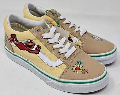 VANS X SESAME STREET ELMO OLD SKOOL NATURAL Size Toddler 12. NEW RARE FREE SHIP • $107.99