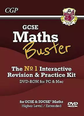 CGP Books : MathsBuster: GCSE & IGCSE® Maths Interac FREE Shipping Save £s • £10.49