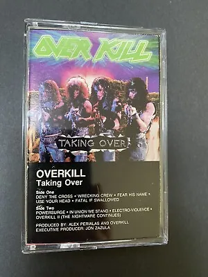 $13.99 • Buy Vintage 1993 Cassette Tape Over Kill Taking Over Atlantic Records