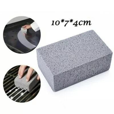 Grill Brick Griddle Cleaner BBQ Barbecue Rack Scraper Griddle Cleaning Stone • $19.72